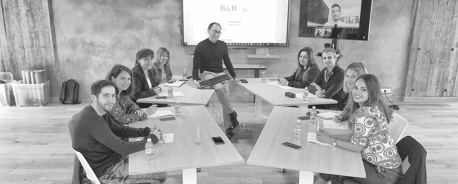 Groupe coh&eacute;sion B&B Notaires 